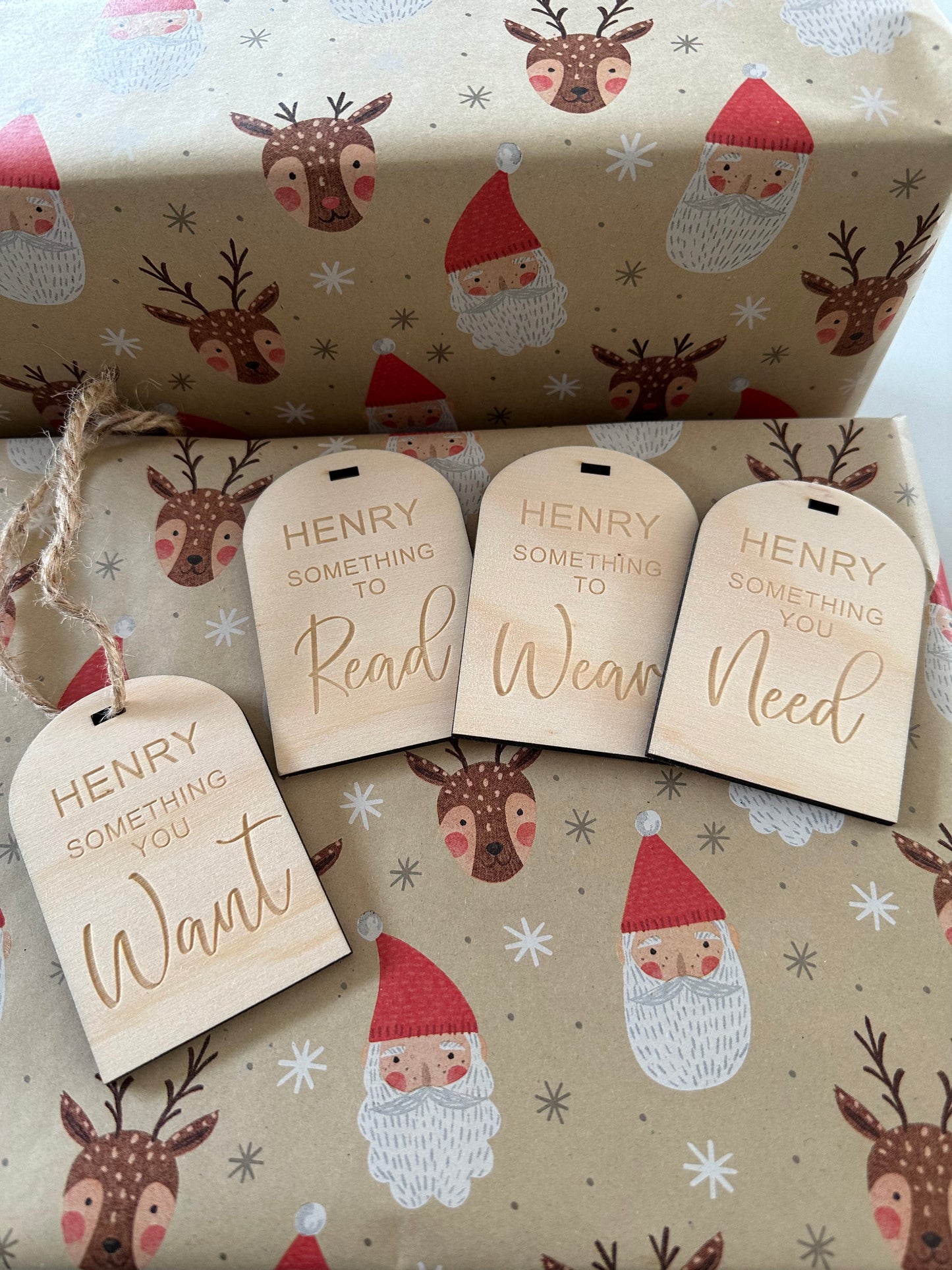 Christmas tags for kids