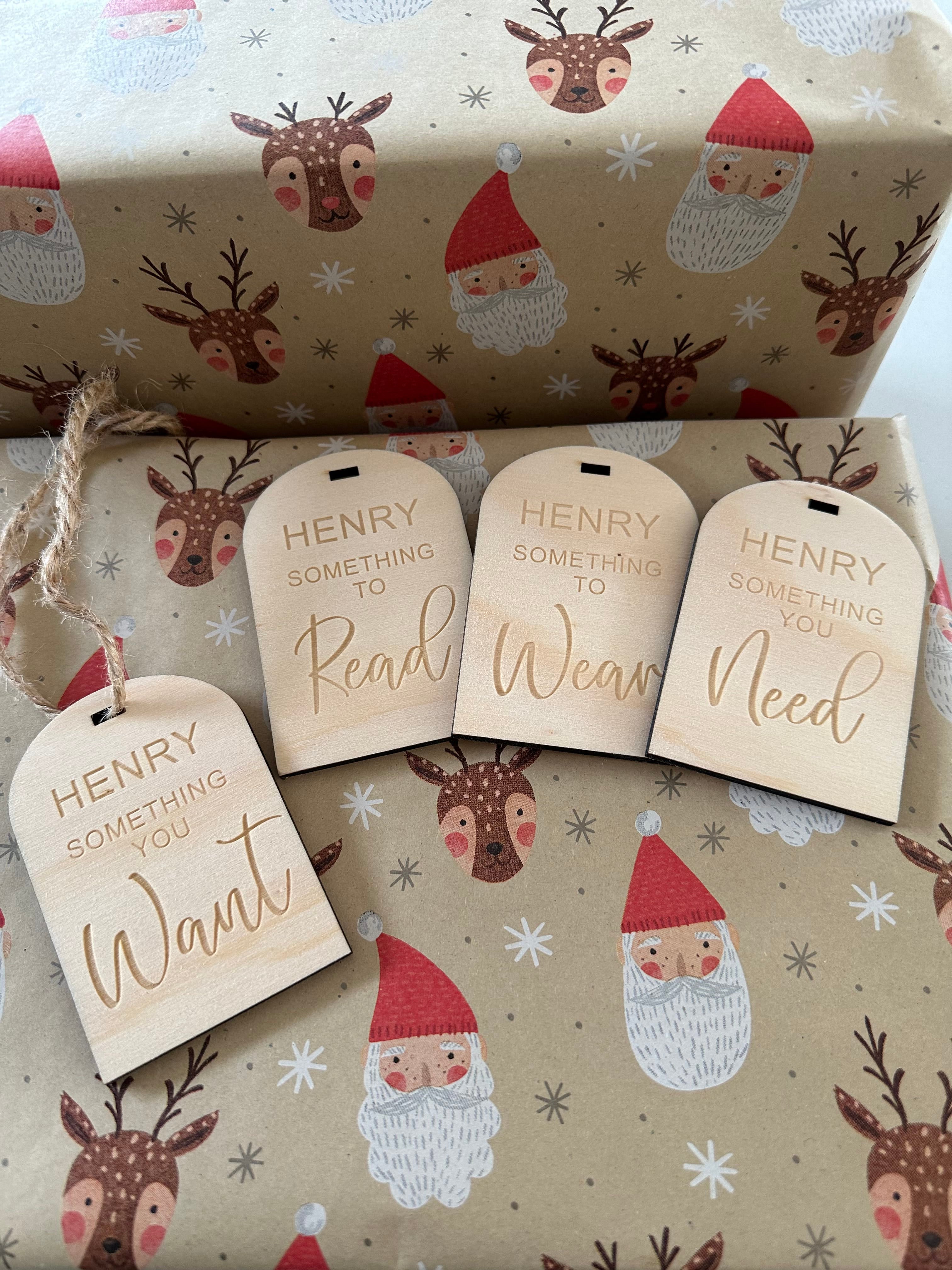 Christmas tags for kids
