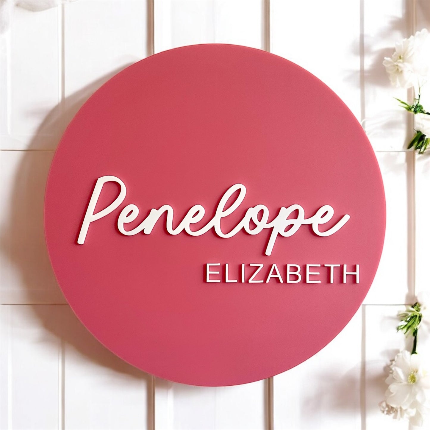 Personalised girls room sign