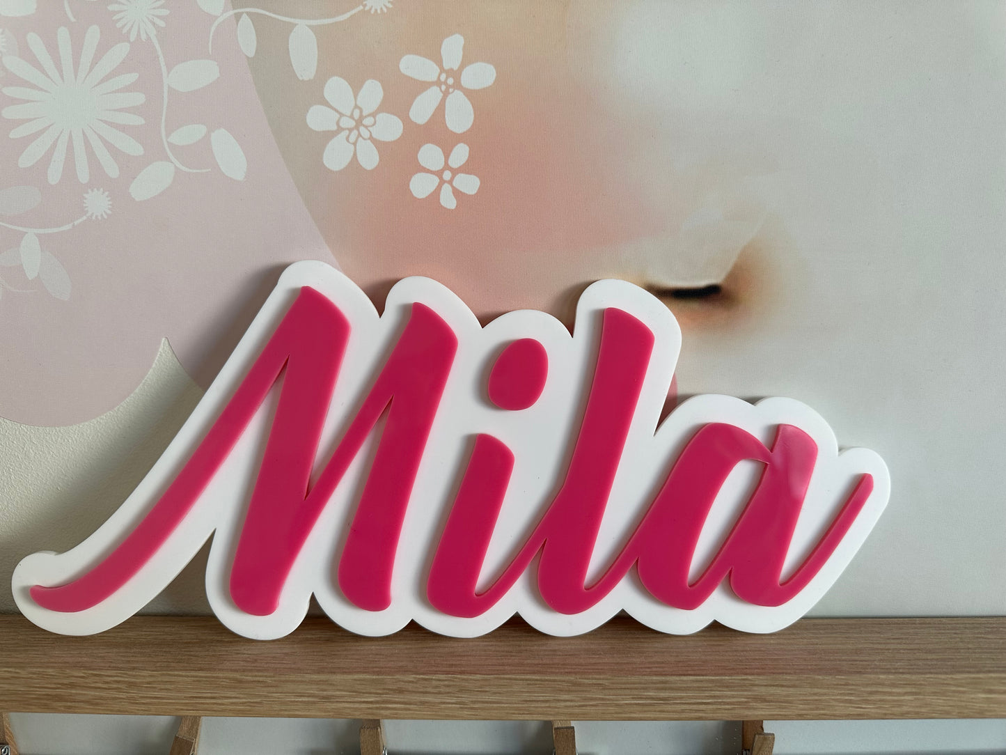 Girls room name sign for bedroom