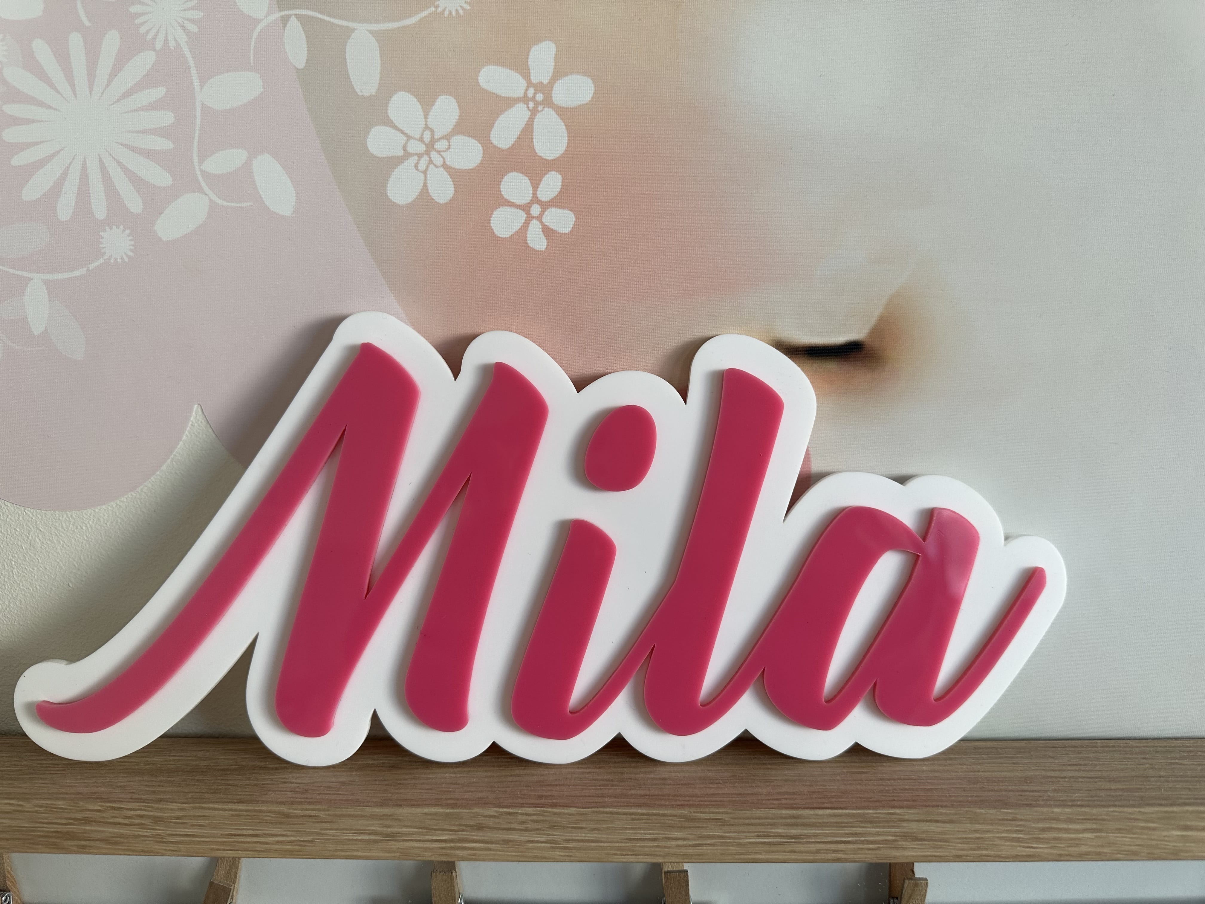 Girls room name sign for bedroom