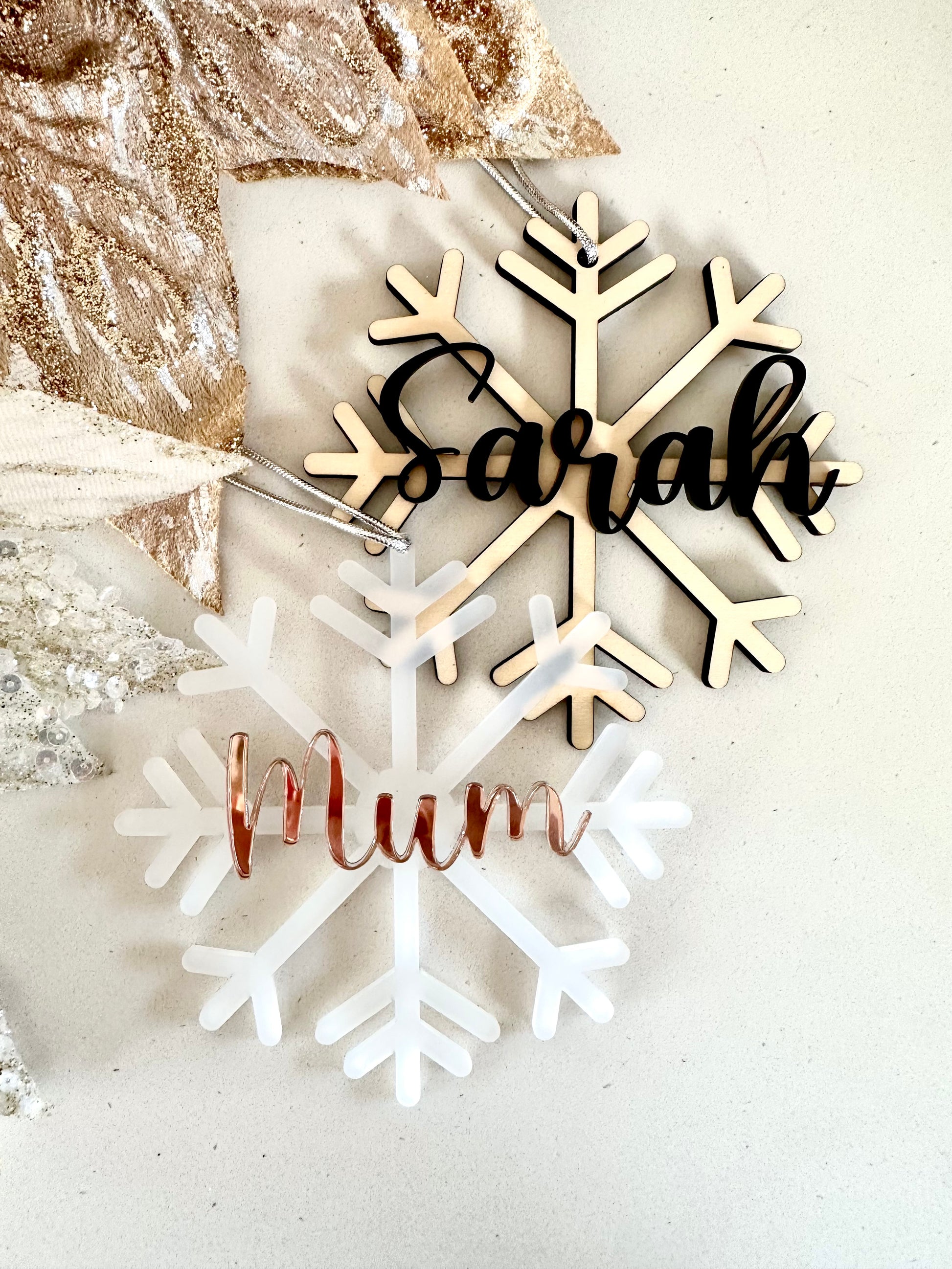 Snowflake Christmas Ornaments