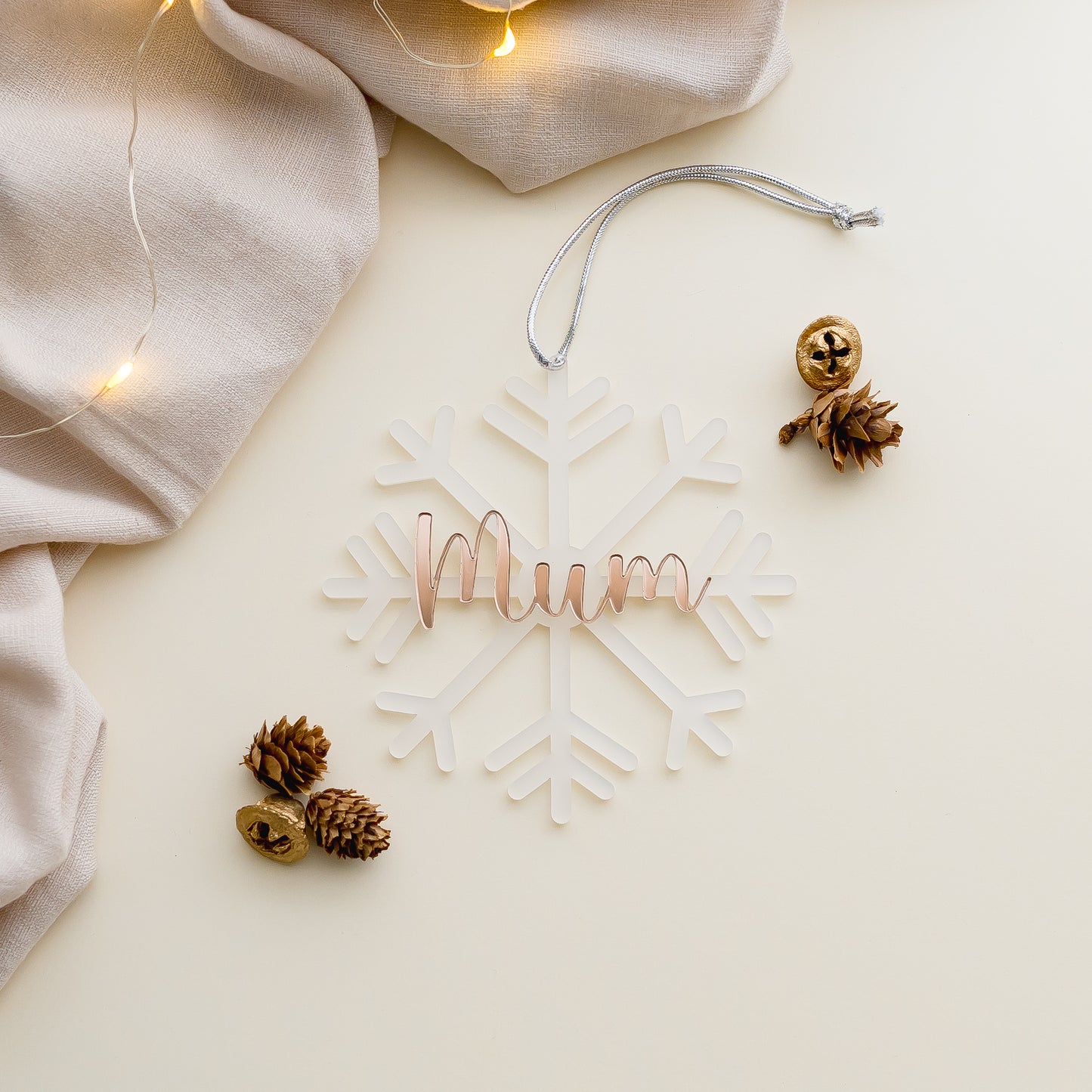 Snowflake Christmas Ornament