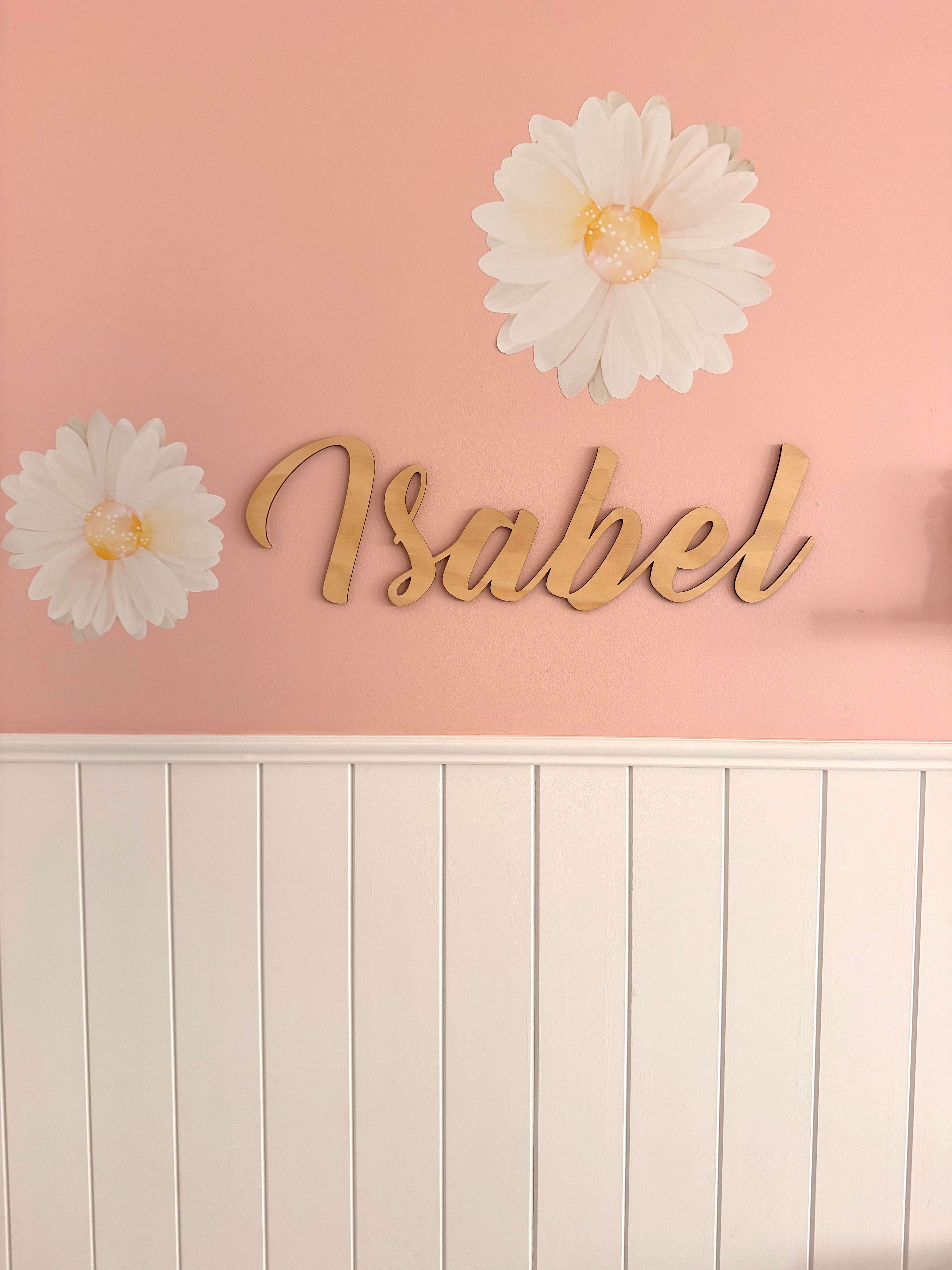 Personalised Timber Name Sign
