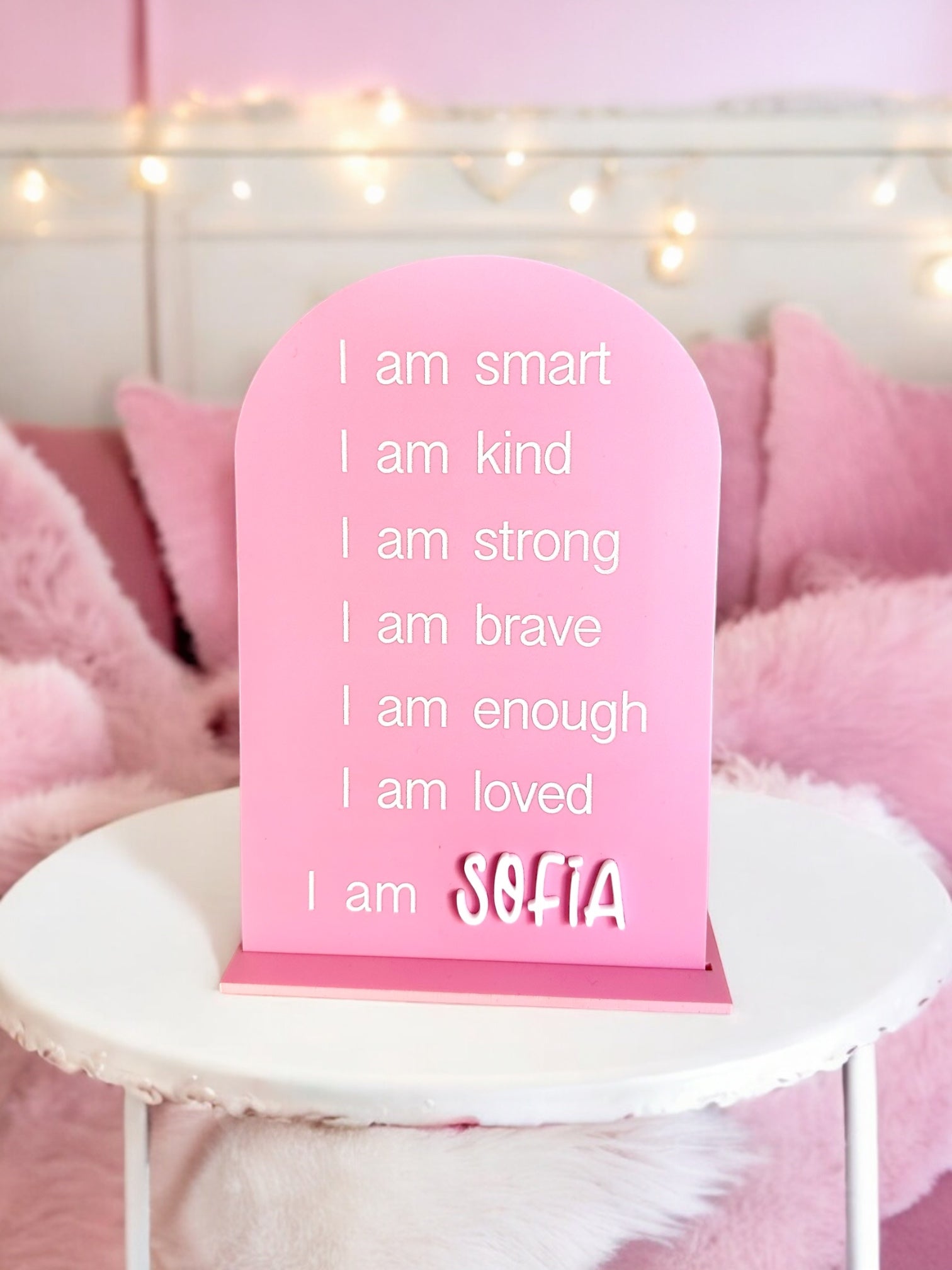 Personalised Affirmation Board