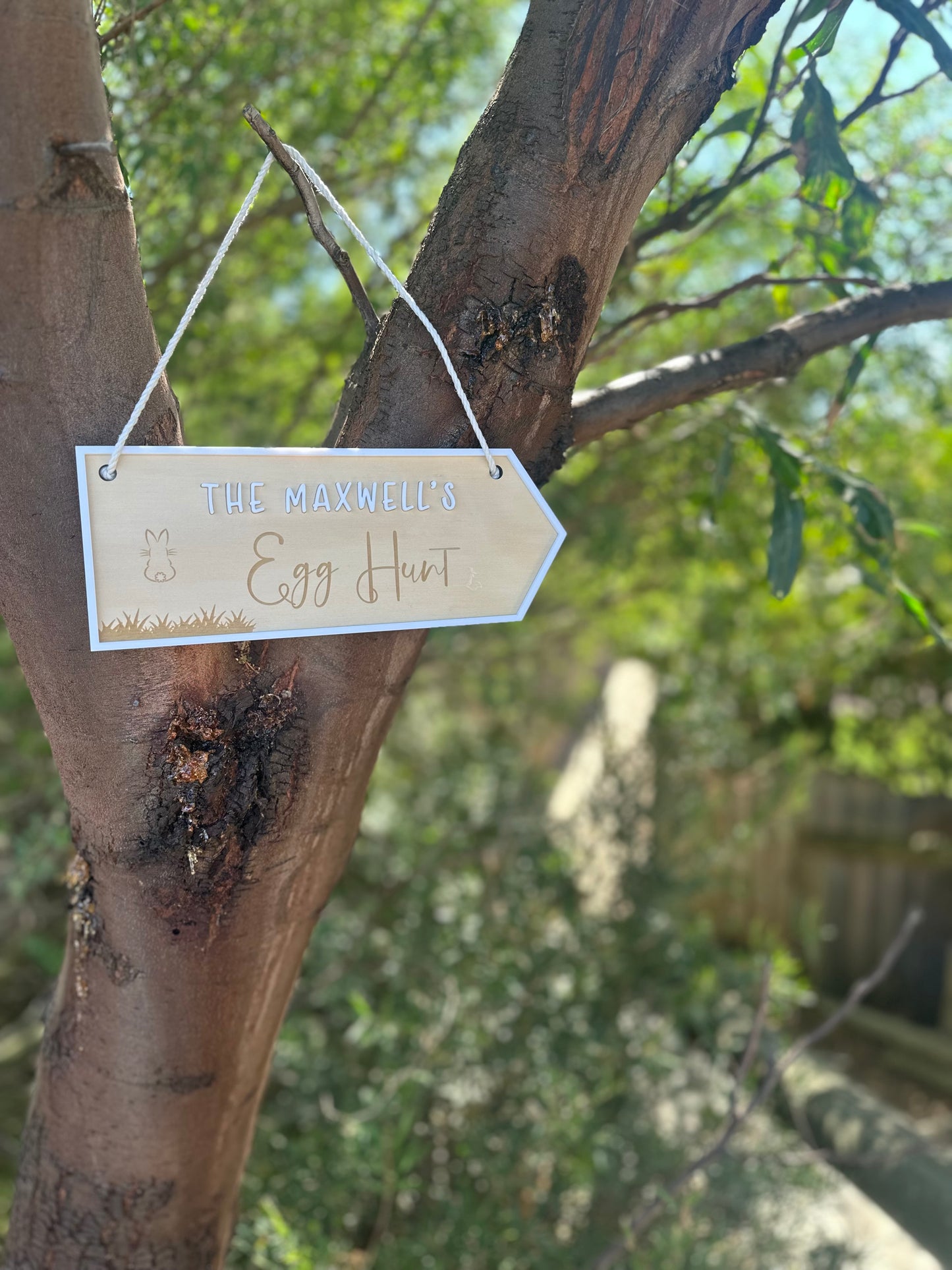 Personalised Easter Hunt Sign