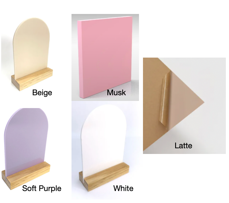 Display of colours 