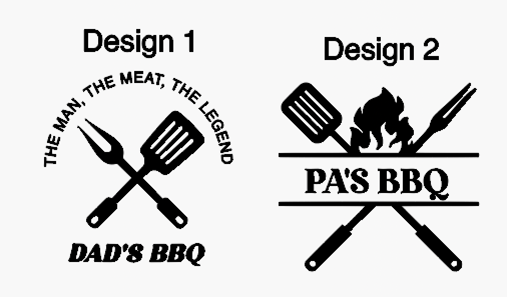 Designs for Father's Day chopping board