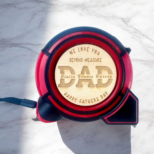 Personalised measuring tape for father's day 