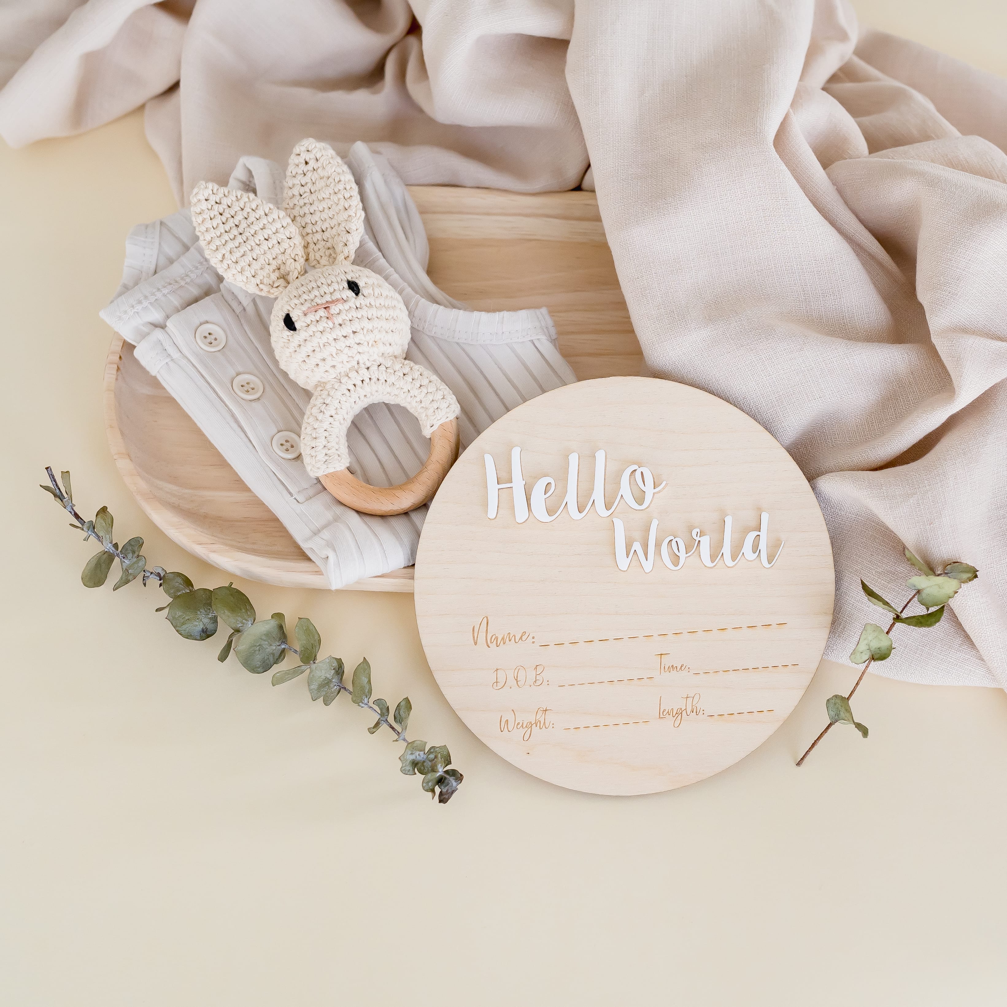 Hello World Announcement Plaque
