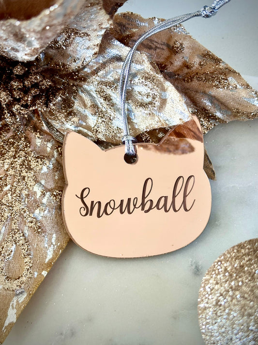 Cat Christmas Ornament