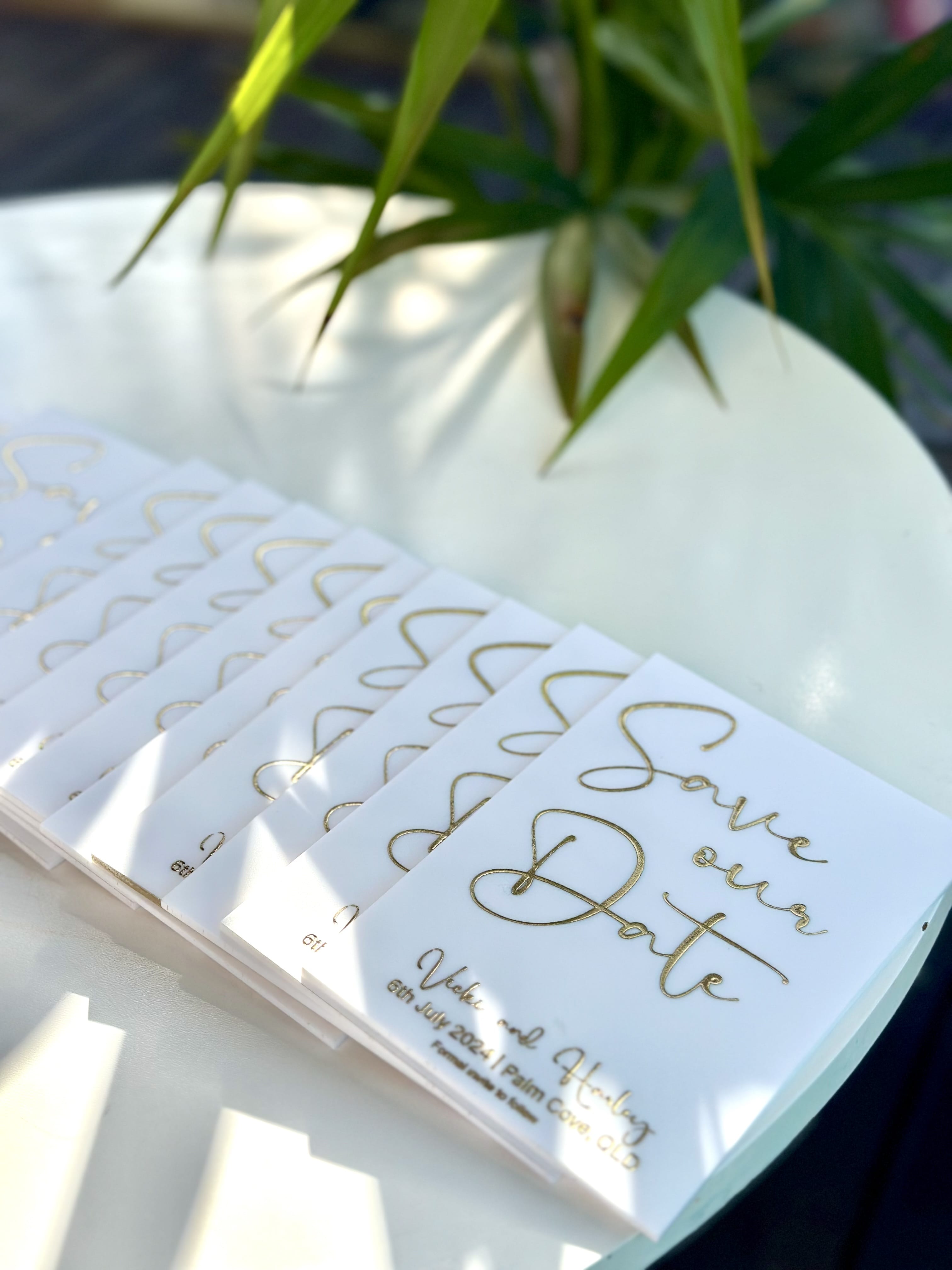 Luxe Save the Dates Wedding