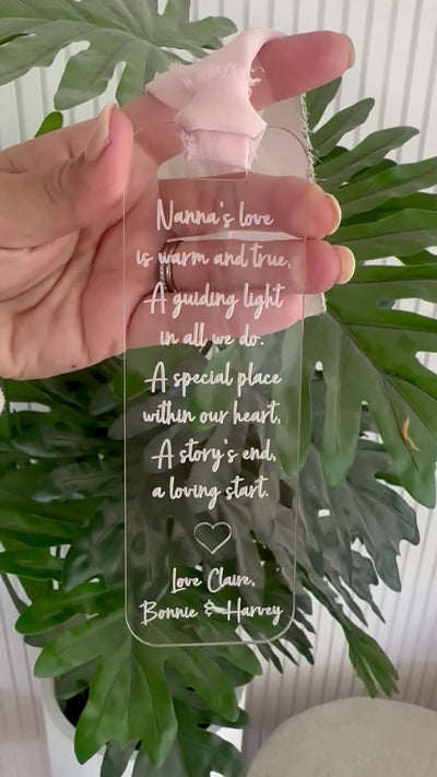 Personalised Bookmark for her